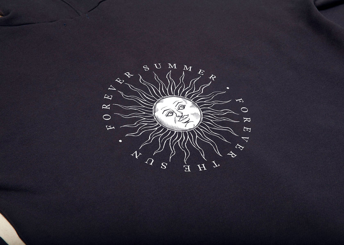 Unisex Cotton Fleece Hoodie - "Forever Summer" (Celestial Series). - www.tigerstripes.co - hoodie