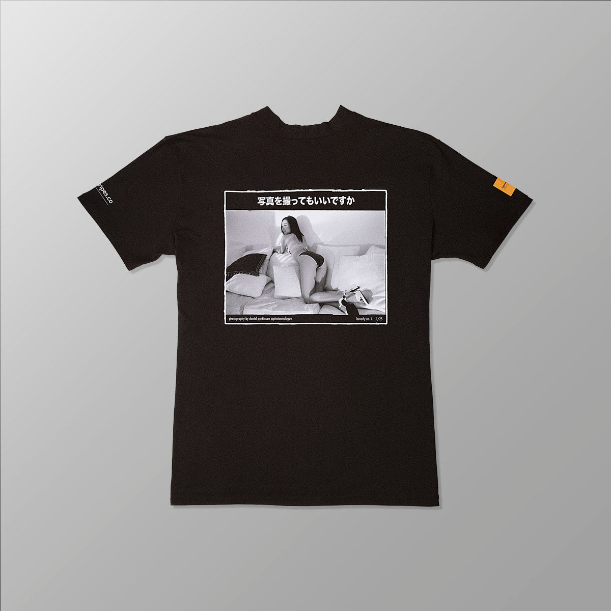 Unisex Organic Cotton Tee - Photo Analogue Series. "Beverly No. 1" (Ed. 25). - www.tigerstripes.co - tee
