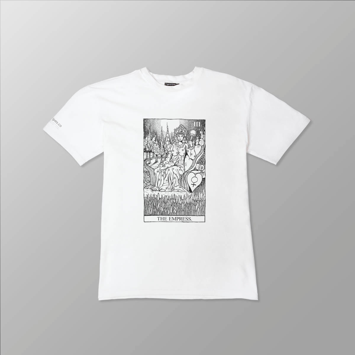 Unisex Organic Cotton Tee - "The Empress." Rider Waite Series - www.tigerstripes.co - tee