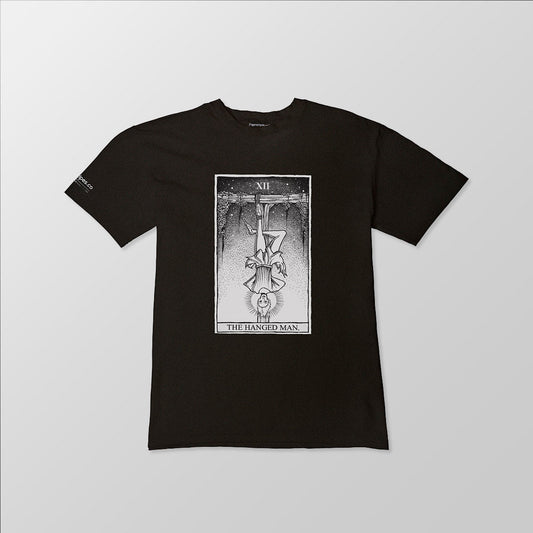 Unisex Organic Cotton Tee - "The Hanged Man." Rider Waite Series - www.tigerstripes.co - tee