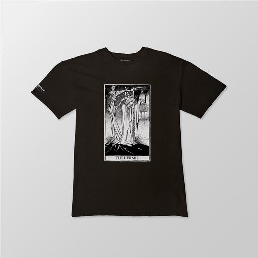 Unisex Organic Cotton Tee - "The Hermit." Rider Waite Series - www.tigerstripes.co - tee