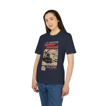 Johnny Johnson, Ace Flyer — Danny Parkinson Designs Organic Cotton Tee
