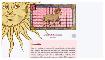 Zodiac Sun Dial - Aries, White Organic Cotton Canvas Tote Bag