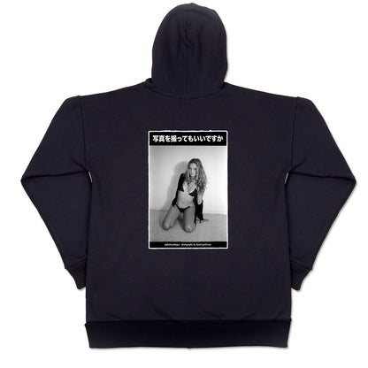 Photo Analogue Open Edition, Unisex Cotton Fleece Hoodie - Aleisha No. 1.