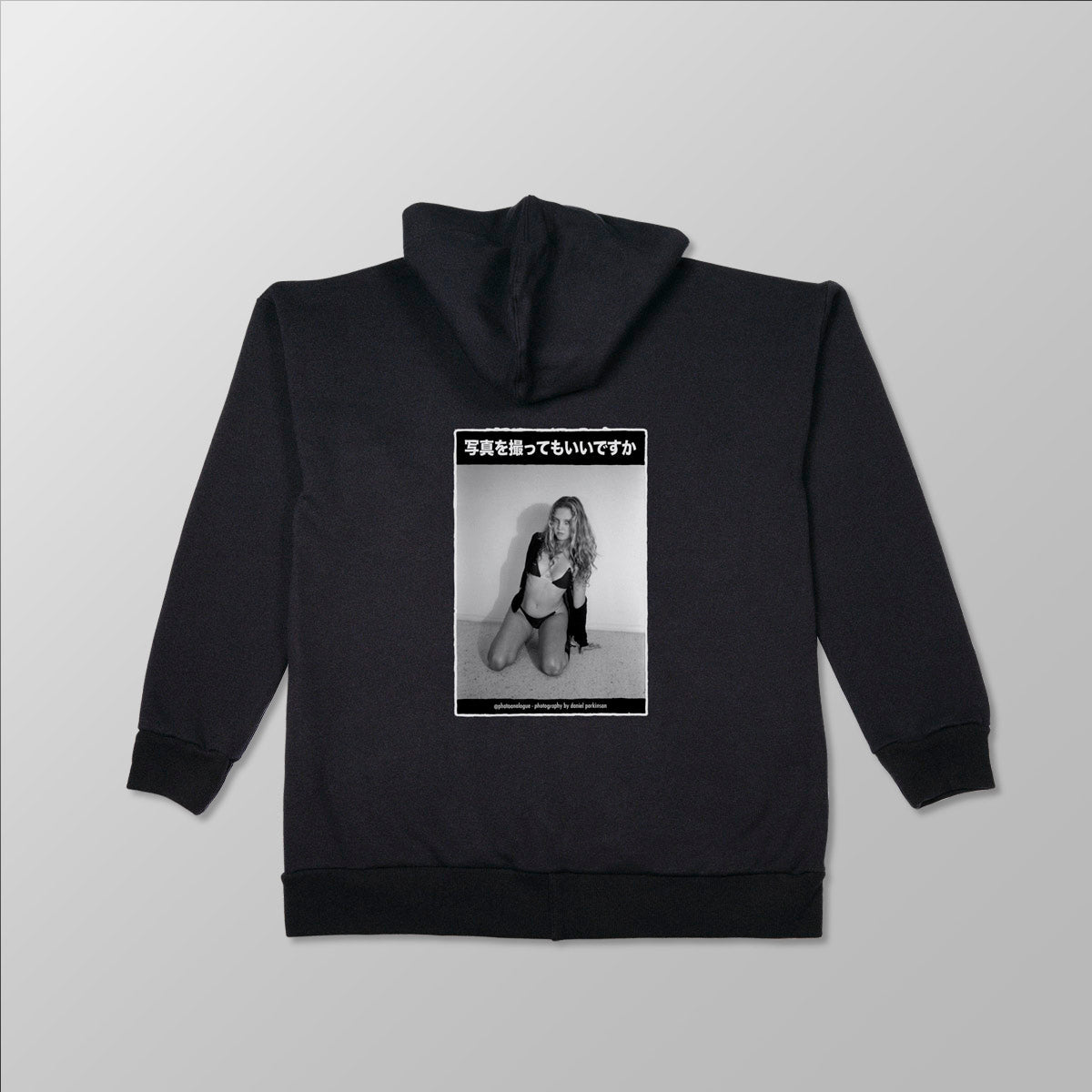 Photo Analogue Open Edition, Unisex Cotton Fleece Hoodie - Aleisha No. 1. - www.tigerstripes.co -