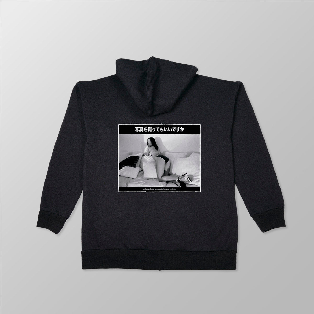 Photo Analogue Open Edition, Unisex Cotton Fleece Hoodie - Beverly No. 1. - www.tigerstripes.co -