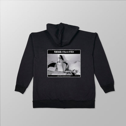 Photo Analogue Open Edition, Unisex Cotton Fleece Hoodie - Beverly No. 1. - www.tigerstripes.co -