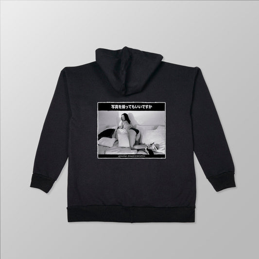 Photo Analogue Open Edition, Unisex Cotton Fleece Hoodie - Beverly No. 1. - www.tigerstripes.co -