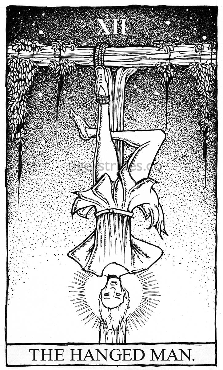 The Hanged Man - Rider Waite Series Print. - www.tigerstripes.co - print