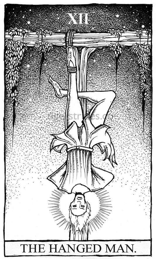 The Hanged Man - Rider Waite Series Print. - www.tigerstripes.co - print