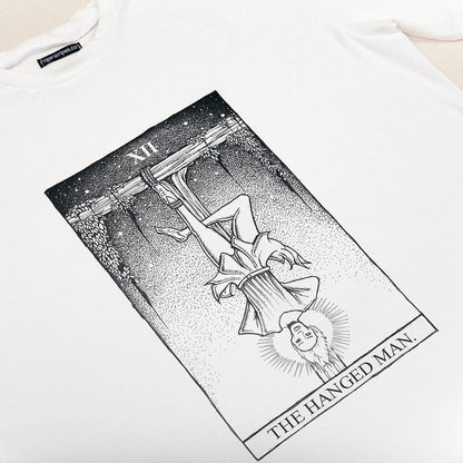 "The Hanged Man." Rider Waite Tarot Series - Unisex Organic Cotton Tee - www.tigerstripes.co - tee