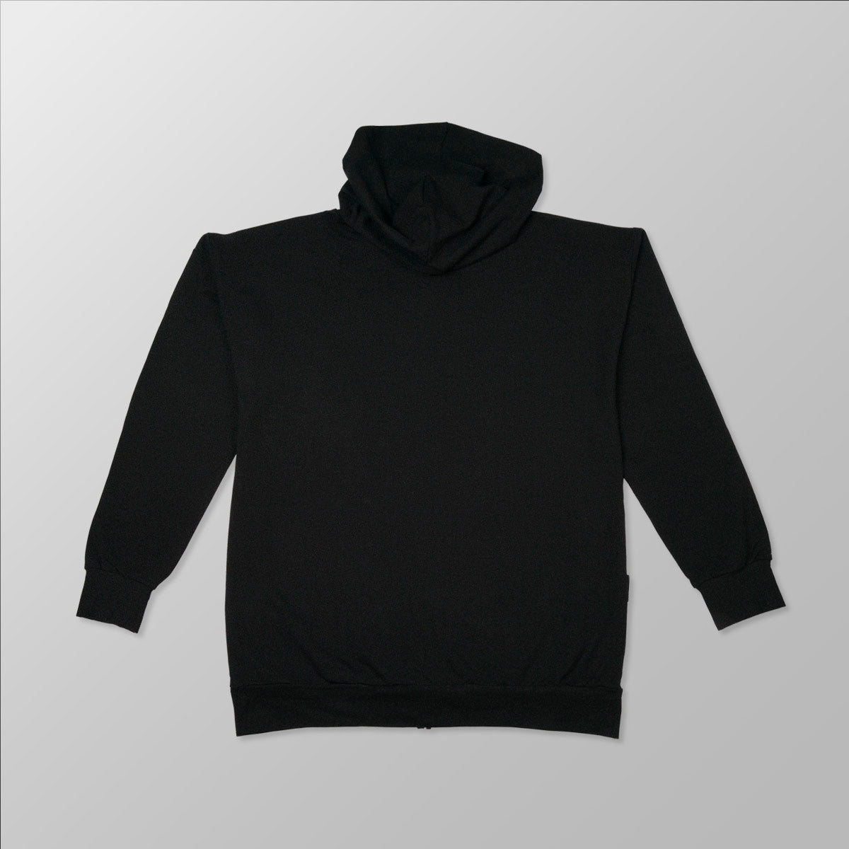Unisex Tag Cotton Fleece Hoodie - "White Tigerstripes Logo"
