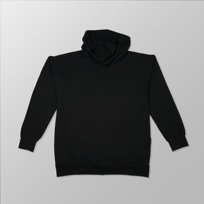 Unisex Tag Cotton Fleece Hoodie - "White Tigerstripes Logo"