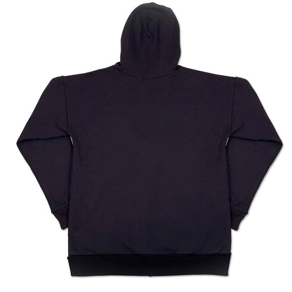 Unisex Cotton Fleece Hoodie - White Logo