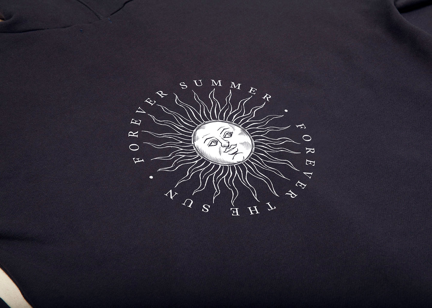 Unisex Cotton Fleece Hoodie - "Forever Summer" (Celestial Series).