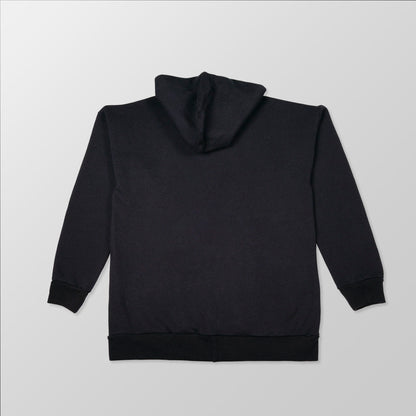 Unisex Cotton Fleece Hoodie - White Logo