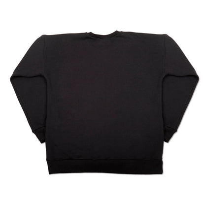 Unisex Cotton Fleece Sweater - Tigerstripes White Logo