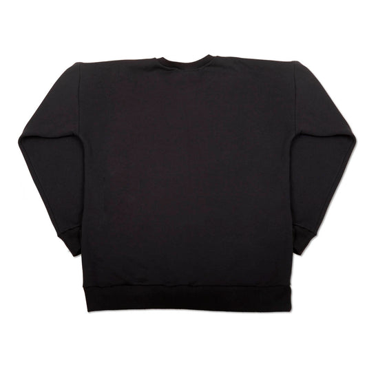 Unisex Cotton Fleece Sweater - Tigerstripes White Logo