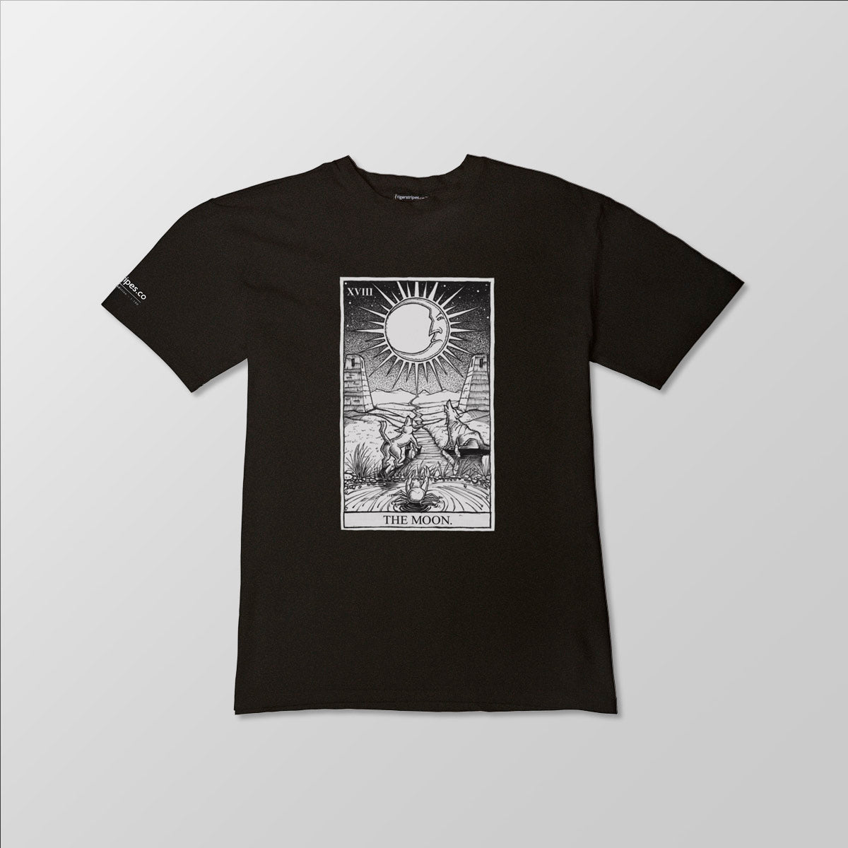 Unisex Organic Cotton Tee - "The Moon." Rider Waite Series