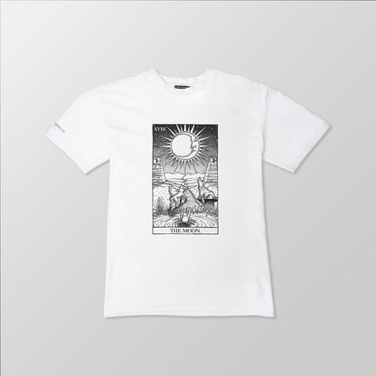 Unisex Organic Cotton Tee - "The Moon." Rider Waite Series