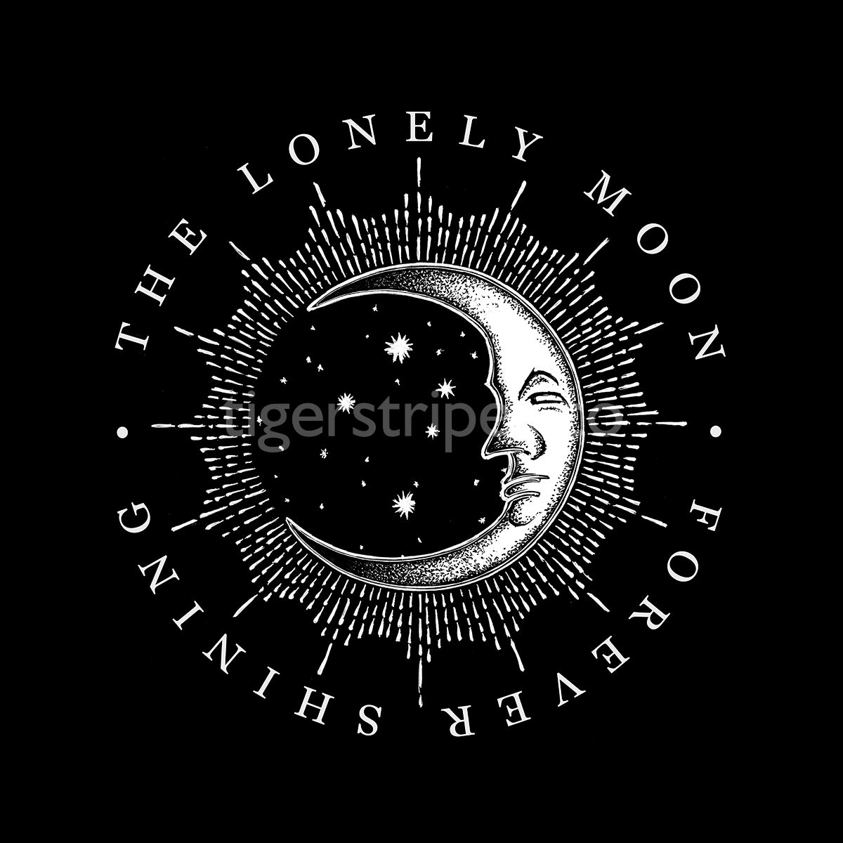 Unisex Organic Cotton Tee - "The Lonely Moon"