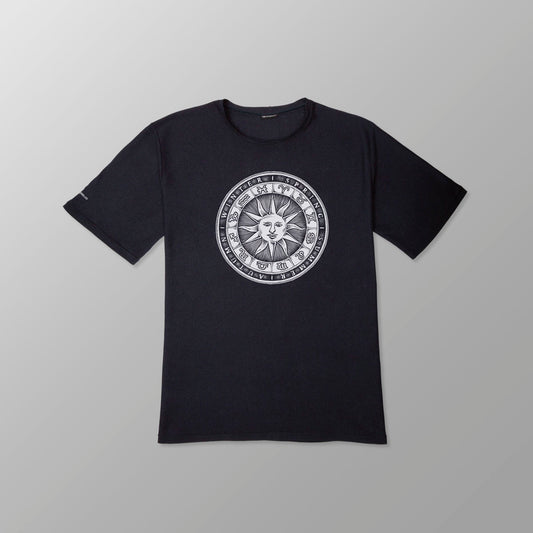 "Zodiac Sundial" Celestial Series - Unisex Casual Fit Cotton Tee