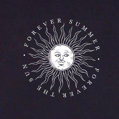 Unisex Cotton Fleece Hoodie - "Forever Summer" (Celestial Series). - www.tigerstripes.co - hoodie
