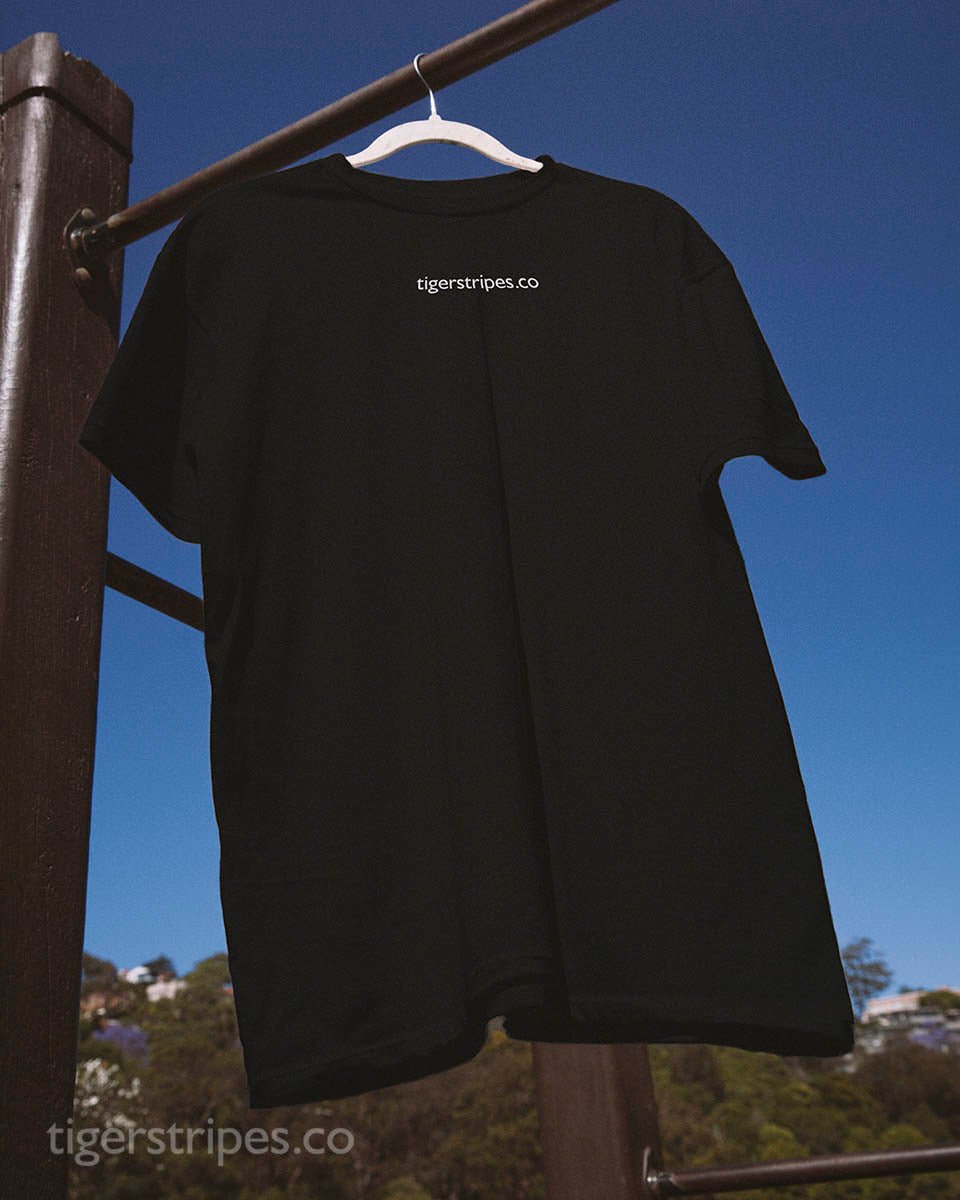 Unisex Organic Cotton Tee - "Logo Series." - www.tigerstripes.co - tee