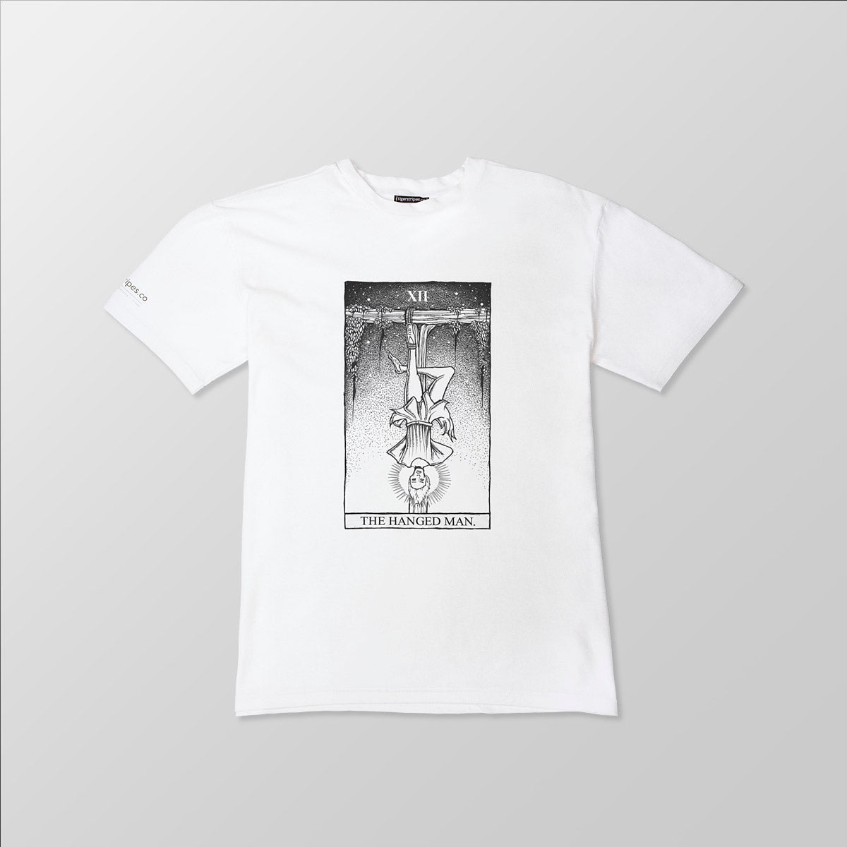Unisex Organic Cotton Tee - "The Hanged Man." Rider Waite Series - www.tigerstripes.co - tee