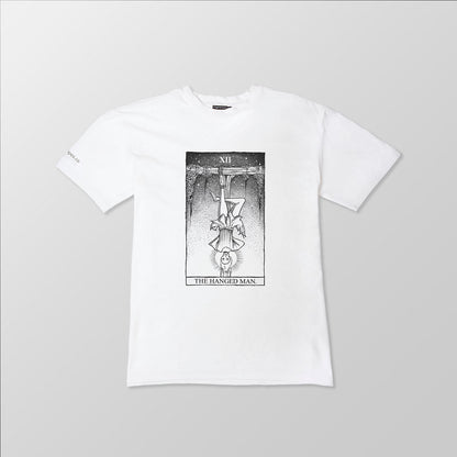 Unisex Organic Cotton Tee - "The Hanged Man." Rider Waite Series - www.tigerstripes.co - tee