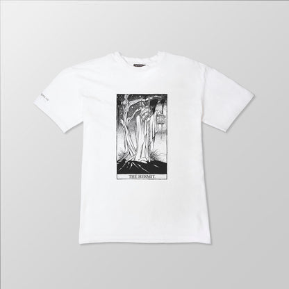 Unisex Organic Cotton Tee - "The Hermit." Rider Waite Series - www.tigerstripes.co - tee