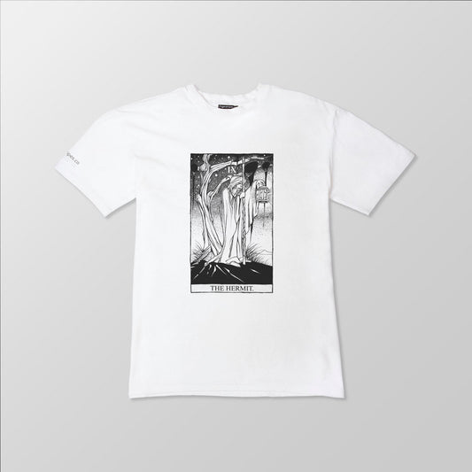 Unisex Organic Cotton Tee - "The Hermit." Rider Waite Series - www.tigerstripes.co - tee