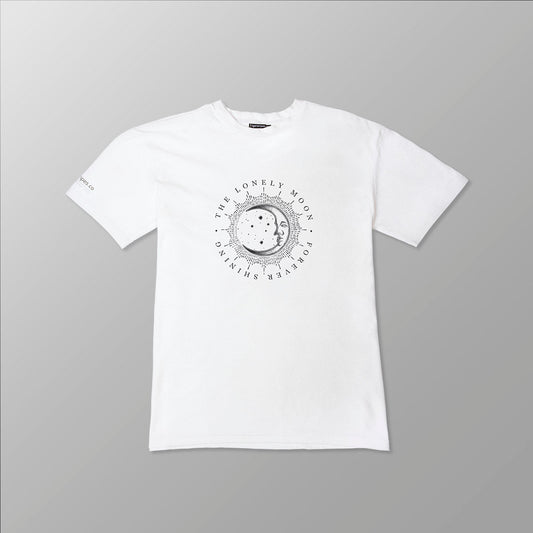 Unisex Organic Cotton Tee - "The Lonely Moon" - www.tigerstripes.co - tee