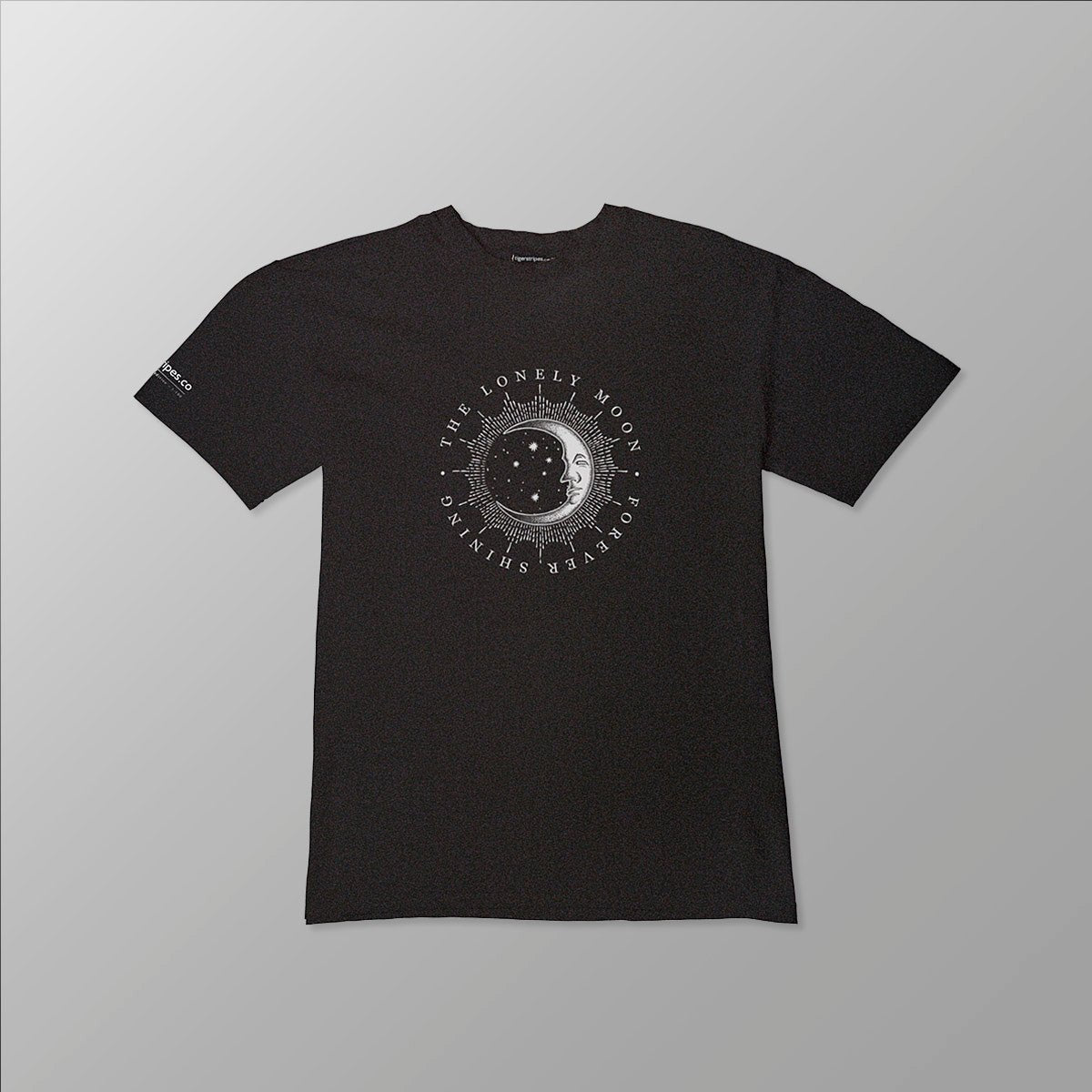 Unisex Organic Cotton Tee - "The Lonely Moon" - www.tigerstripes.co - tee