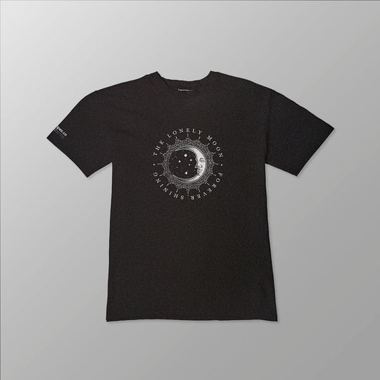 Unisex Organic Cotton Tee - "The Lonely Moon" - www.tigerstripes.co - tee