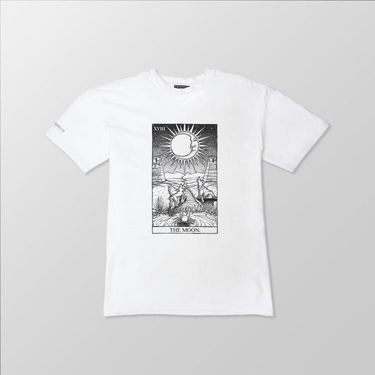 Unisex Organic Cotton Tee - "The Moon." Rider Waite Series - www.tigerstripes.co - tee