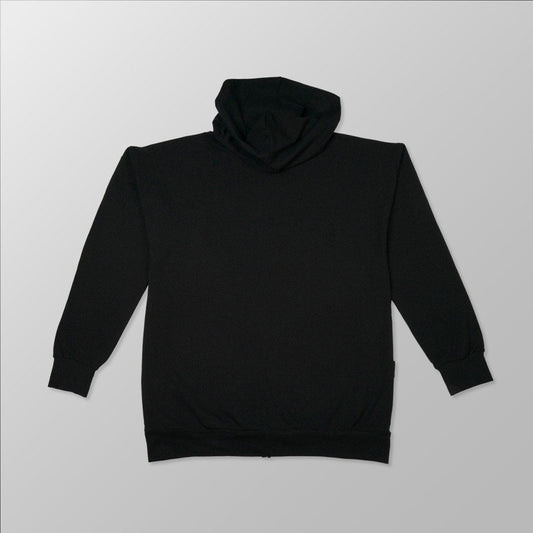 Unisex Tag Cotton Fleece Hoodie - "White Tigerstripes Logo" - www.tigerstripes.co - hoodie